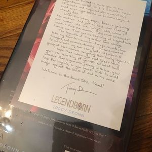 Owlcrate signed and unopened Legendborn book